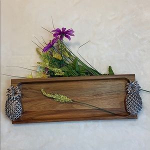 Bamboo Pineapple cheese tray